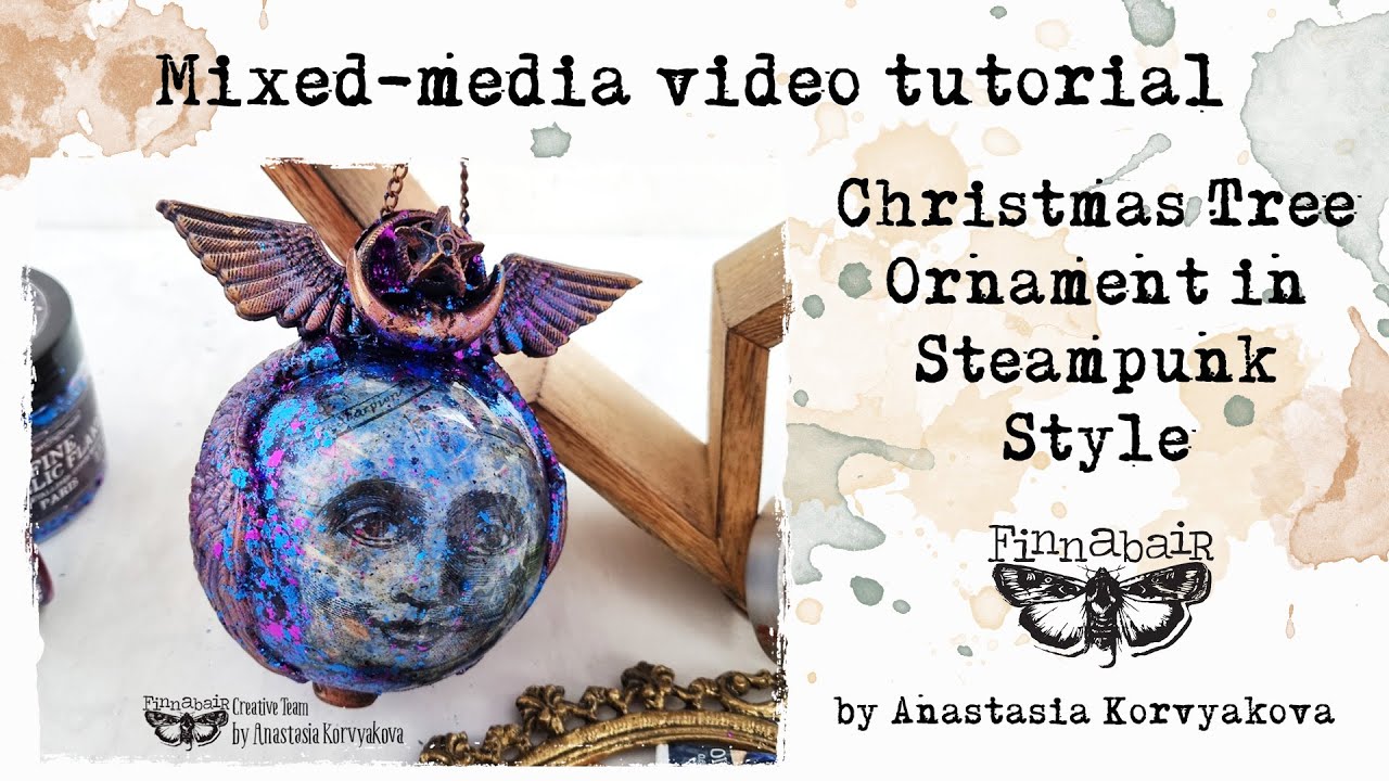 Christmas Tree Ornament in Steampunk Style by Anastasia Korvyakova