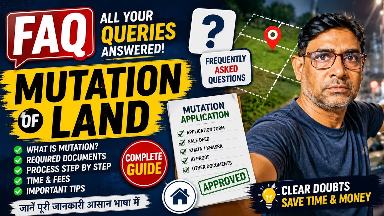 মাটিৰ নামজাৰীৰ সন্দৰ্ভত প্ৰশ্নসমূহ | FAQ about land mutation