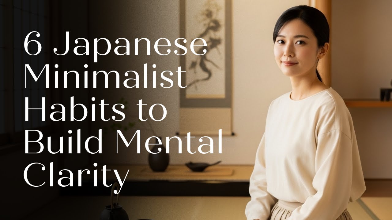 6 Japanese Minimalist Habits to Build Mental Clarity