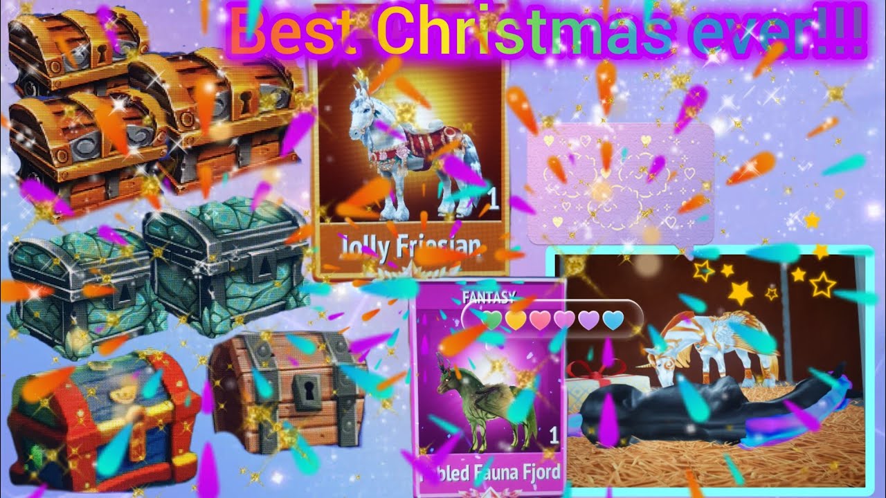 Christmas horse + much more ❤️‍🔥🥰🎁