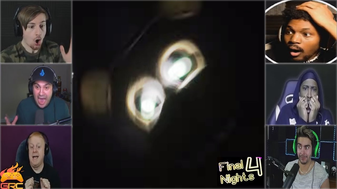 Gamers Reactions to the Fredbear (JUMPSCARE) | Final Nights 4: Demo