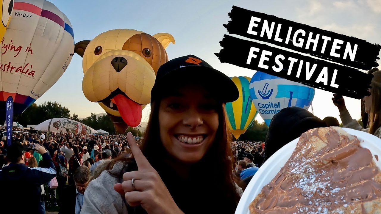 Canberra's Enlighten Festival - Pride Flight (sort of)