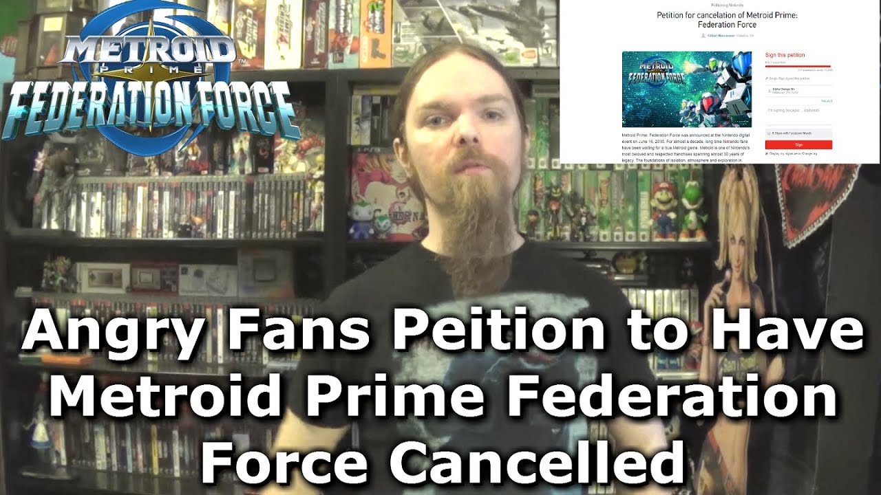 Angry Fans Peition to Have Metroid Prime Federation Force Cancelled