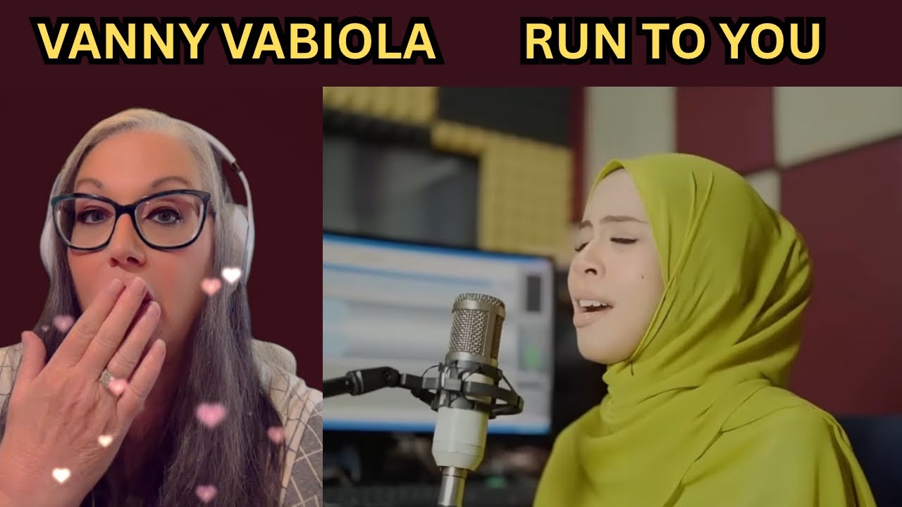 VANNY VABIOLA  -  RUN TO YOU  -  WHITNEY HOUSTON COVER,  NANNIE REACTS