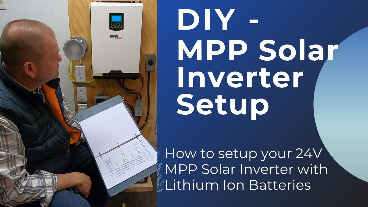 DIY Portable Solar Generator - Programming MPP Solar Inverter for my Off Grid Cabin