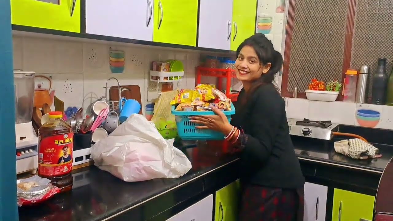 💁Night Routine रात को भी Kitchen को ऐसे चमका🌺 के रखती हूं ll कल की तैयारी आज से शुरु