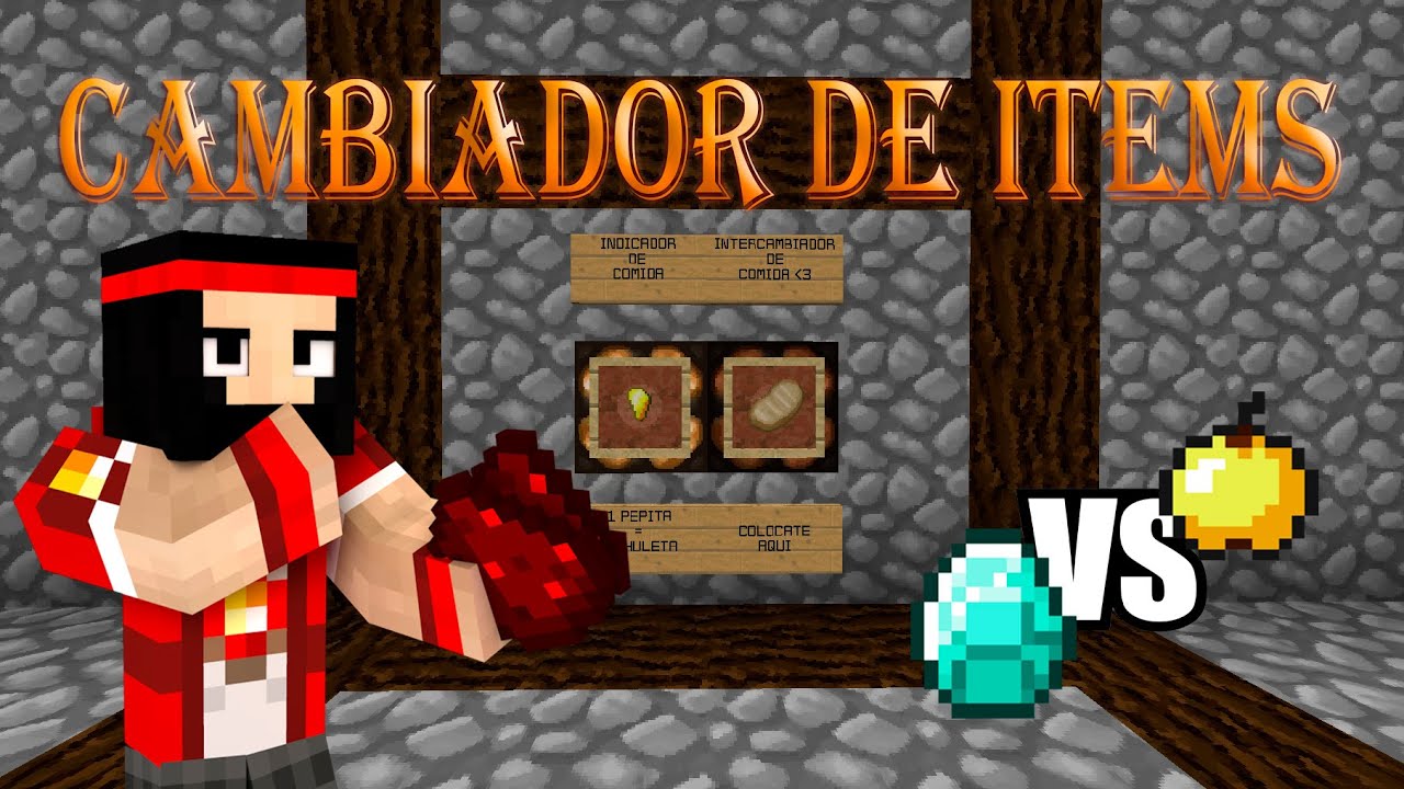 | TUTORIAL REDSTONE | INTERCAMBIADOR DE OBJETOS