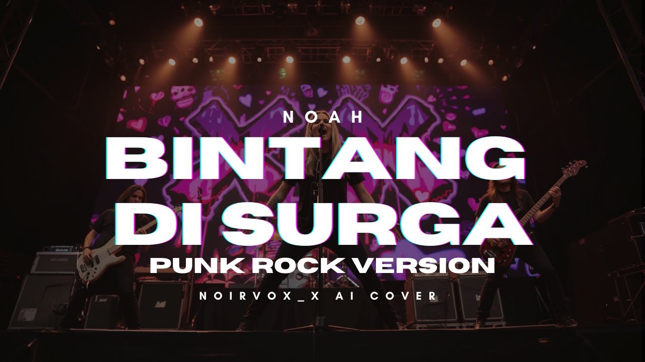BINTANG DI SURGA - NOAH | PUNK ROCK AI COVER by NoirVox_x