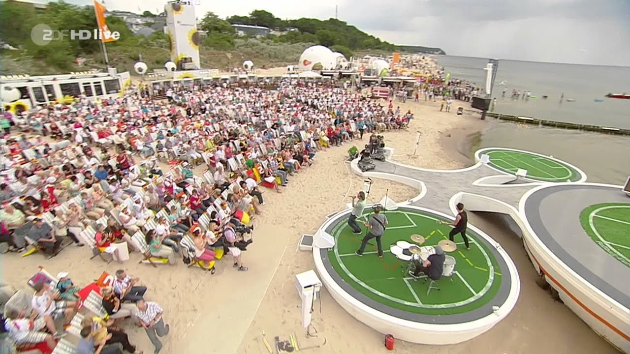 Thomas Godoj im Fernsehgarten auf Usedom - 17.06.2012