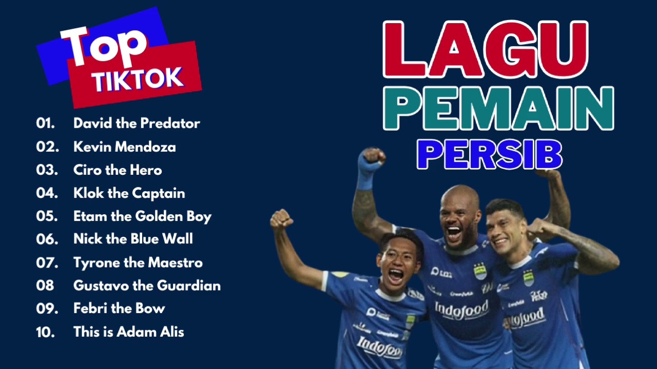 MANTUL!!! Lagu Eksklusif untuk 10 Pemain Persib
