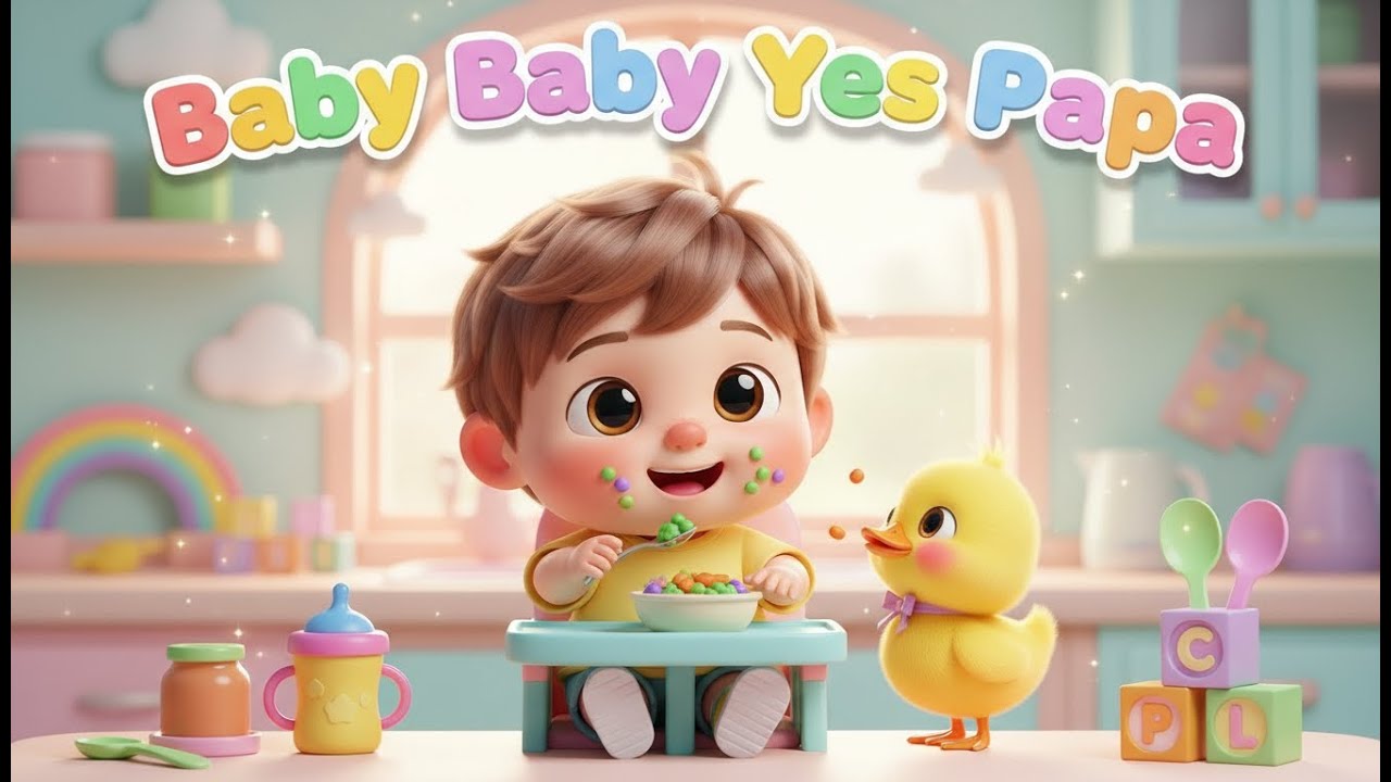 Baby Baby Yes Papa – Nursery Rhyme, Toddler Learning, Family Fun, and Playful Daily Routine