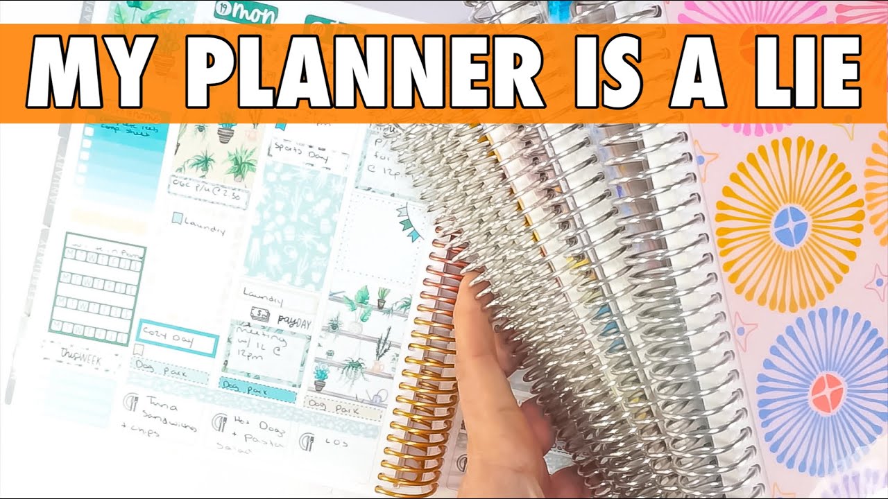 Planner Confessions: Things I Pretend to Use But Don’t
