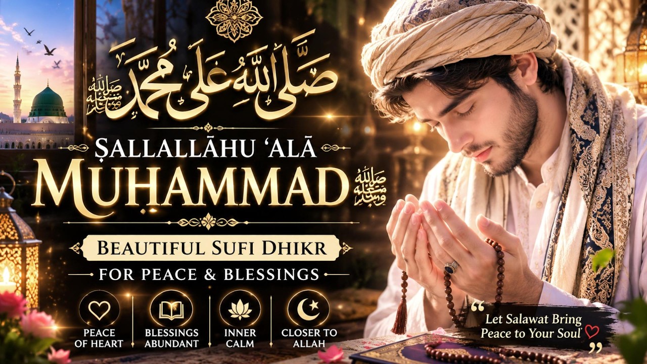 Ṣallallāhu 'alā Muḥammad ﷺ | Beautiful Sufi Dhikr for Peace & Blessings