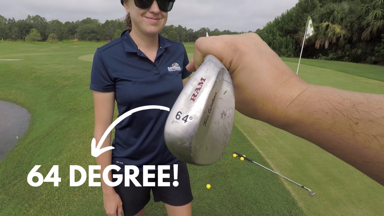 64 DEGREE WEDGE GOLF CHALLENGE (Loser Wears Leopard Print SKIRT AND SHIRT!!)