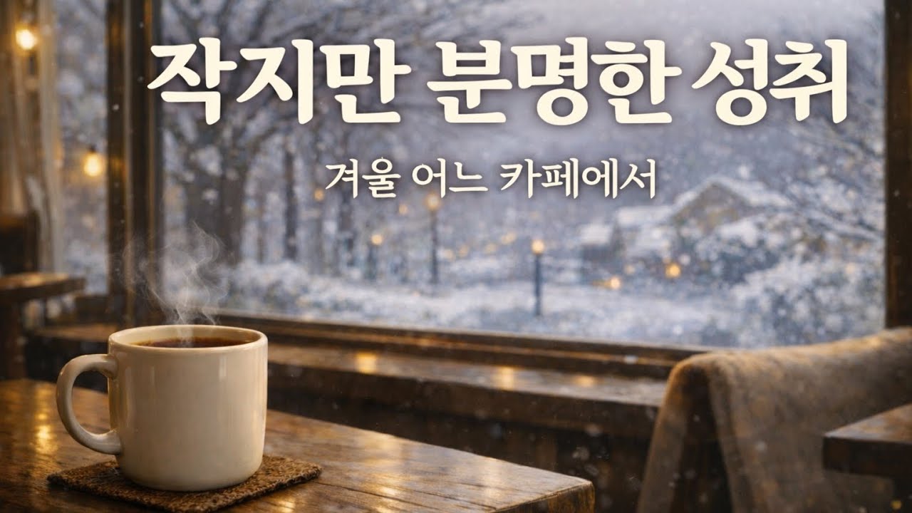 작지만 분명한 성취, 겨울 어느 카페에서