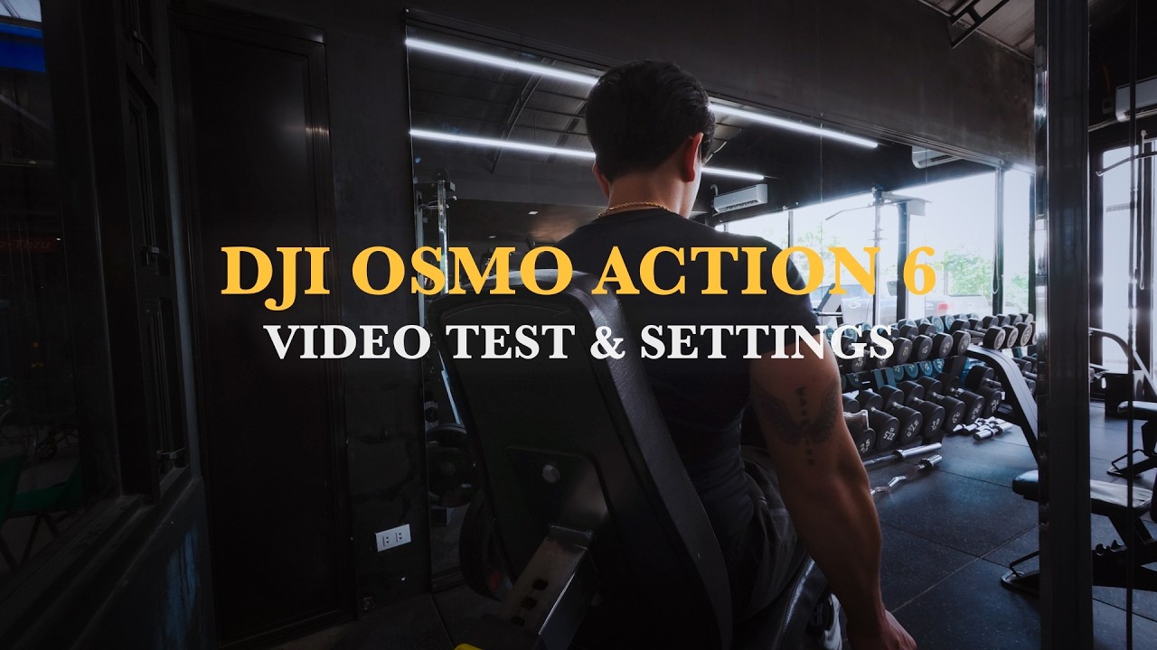 DJI Osmo Action 6 | Gym Video Test and Settings