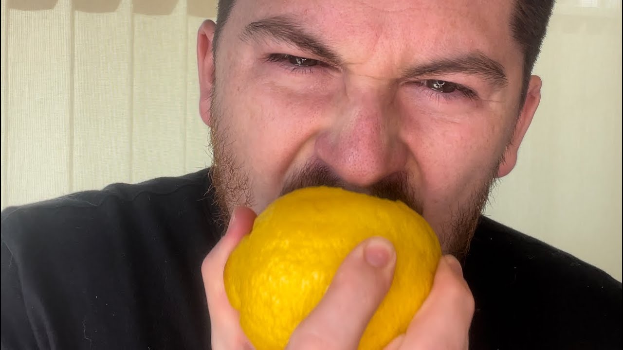 Eating a lemon Whole