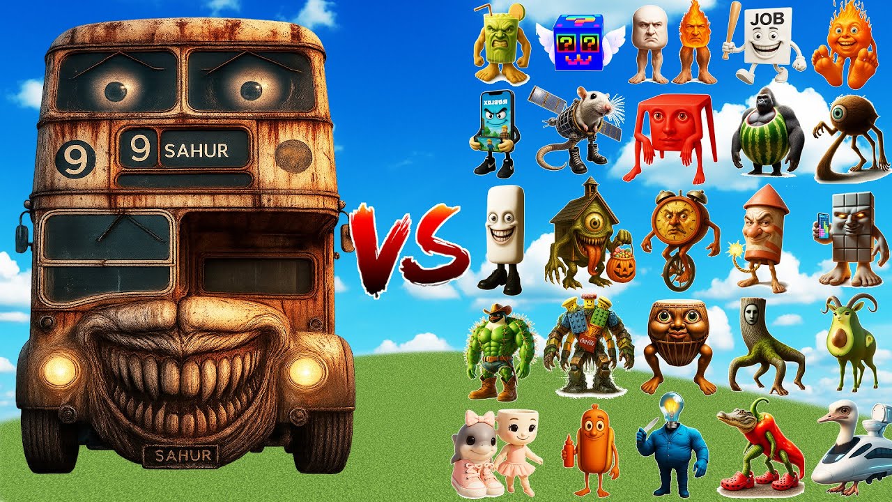 DING DUNG DUNG SAHUR против Brainrot Bosses | Minecraft Mob Battle