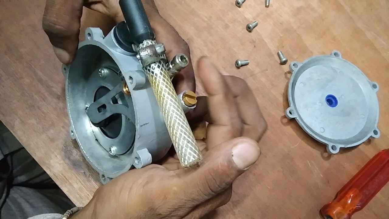 LPG bike kit vaporizer service and full clean in Hindi explain