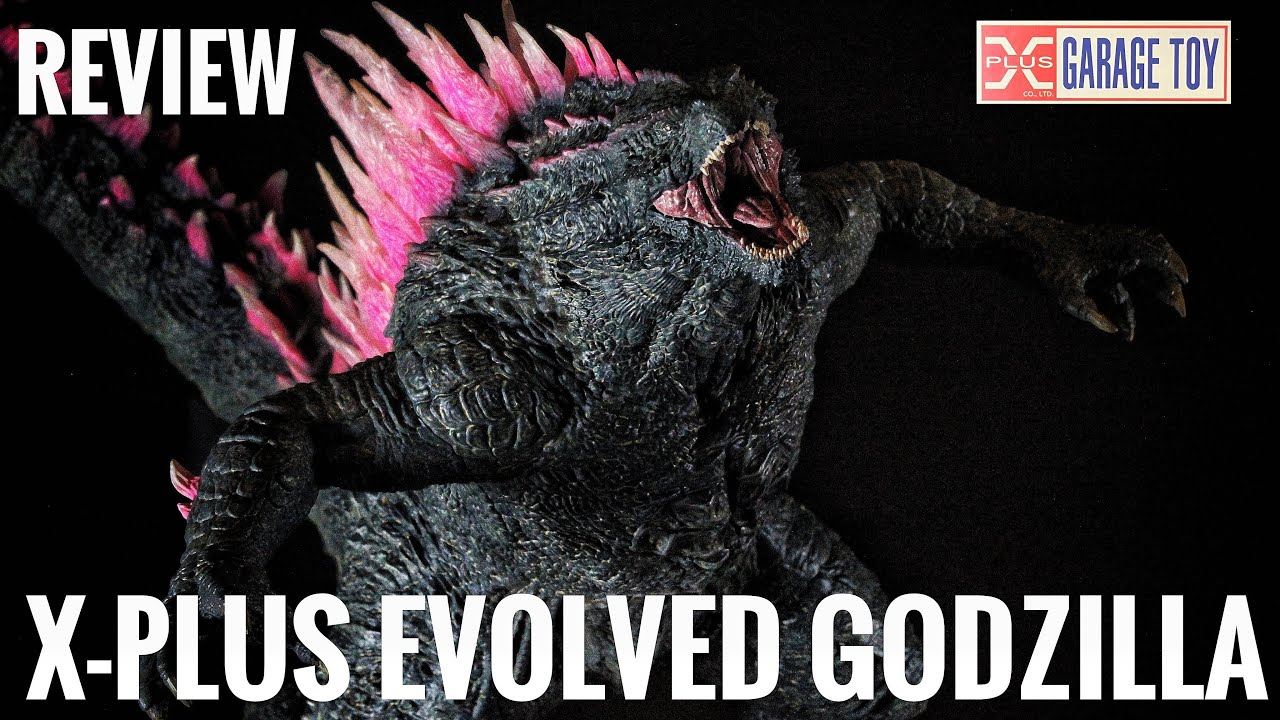 X PLUS 25CM EVOLVLED GODZILLA 2024 RIC EXCLUSIVE REVIEW