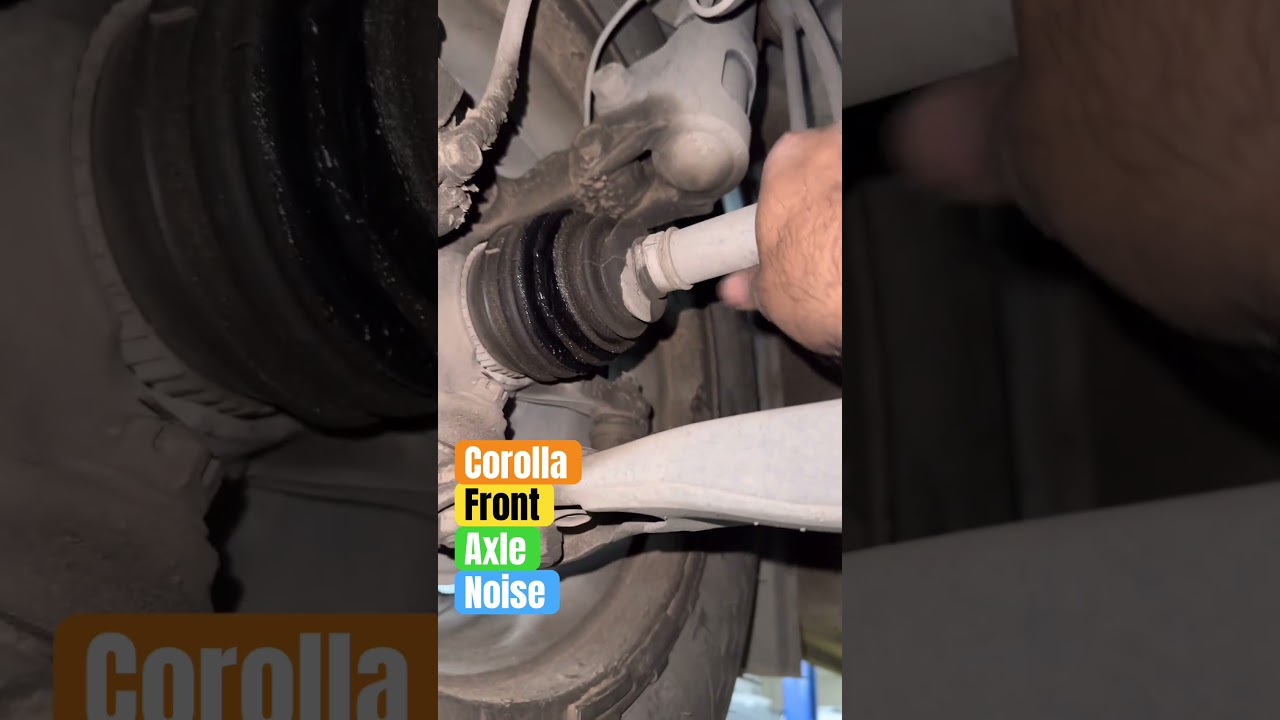 Toyota corolla front axle noise #rizzfixx #automobile #youtubeshorts #corolla2024