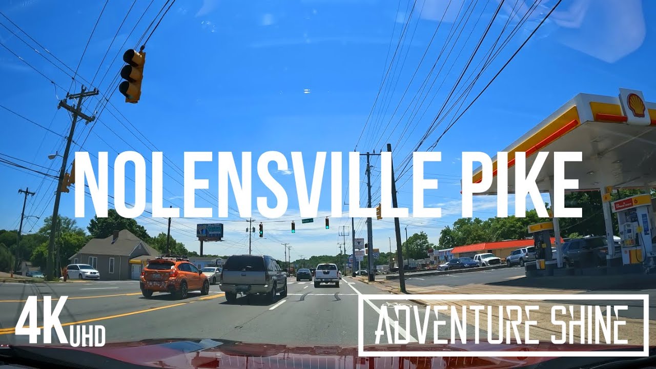 Driving down Nolensville Pike - 4K - Antioch, TN