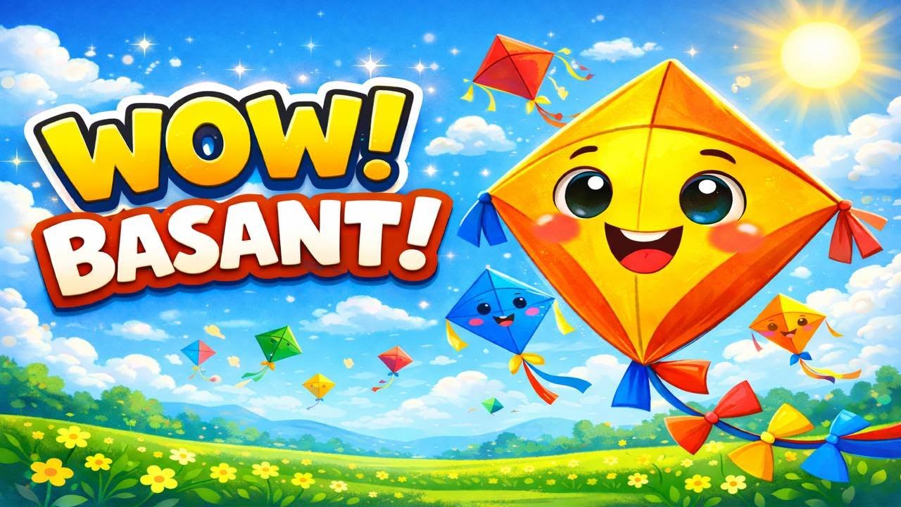 WOW! BASANT 🌸 | Colors, Kites & Spring Fun for Kids