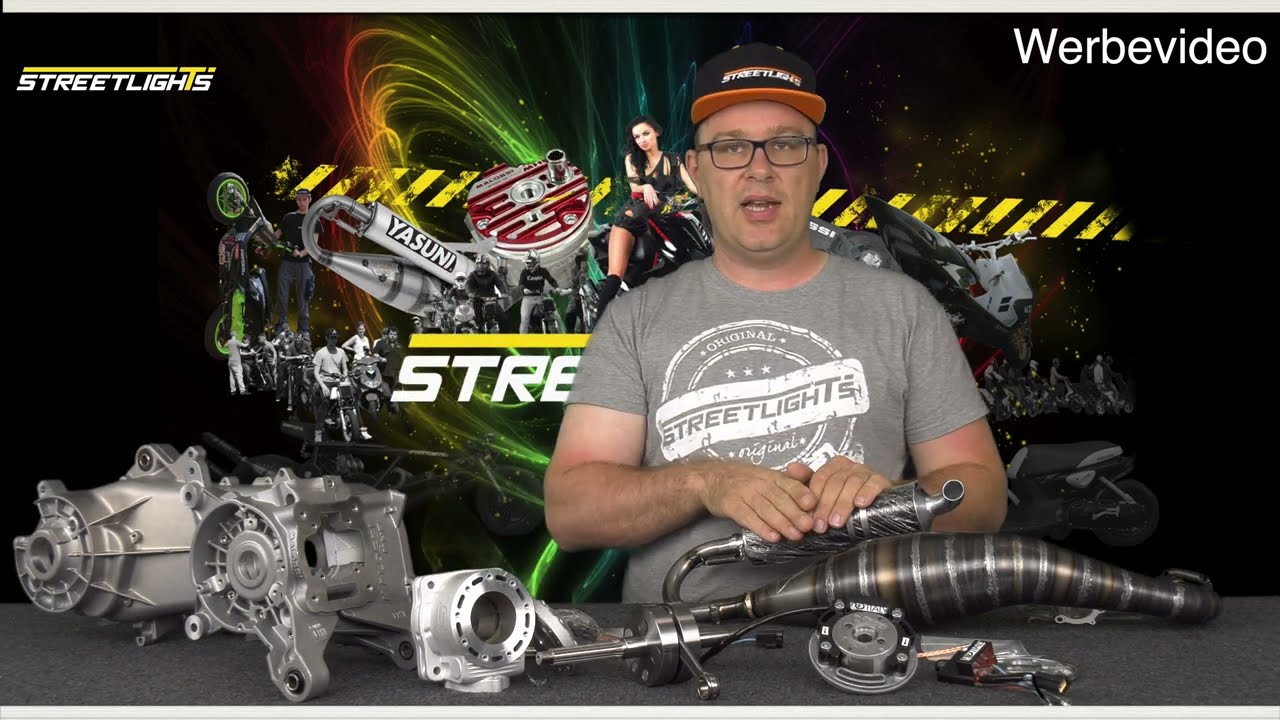 Streetlights.de R&D Tuning Setup mit ,Auspuff , Kurbelwelle, Zündung, Zylinder, Malossi CONE