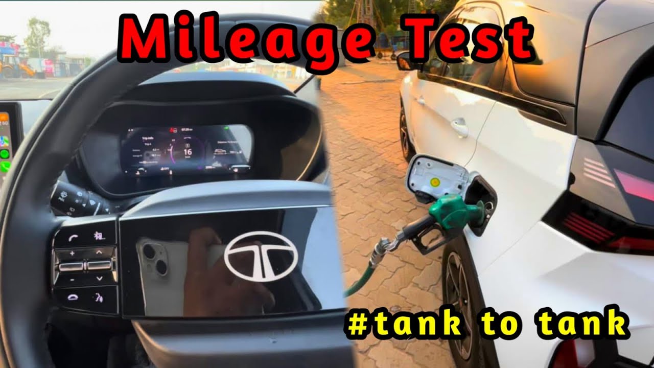 Nexon facelift 2024 tank to tank mileage test || Nexon fearless plus petrol mileage shocking result