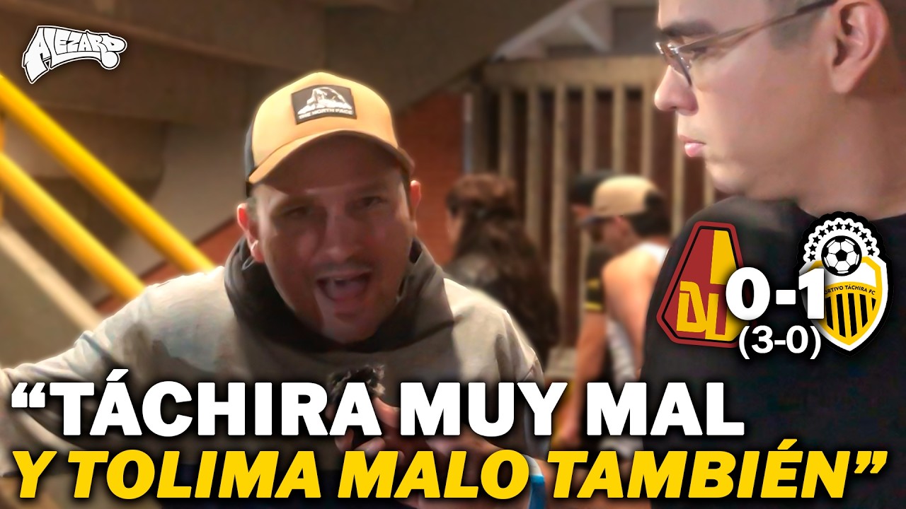 REACCI&Oacute;N con la gente | TOLIMA 0-1 T&Aacute;CHIRA