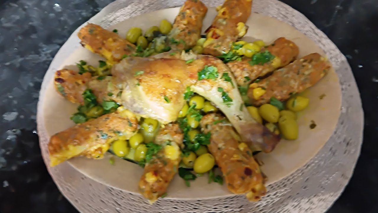 طاجين الزيتون بطريقة جديدة لذيذ جداااا🤤 جربوها لبنات