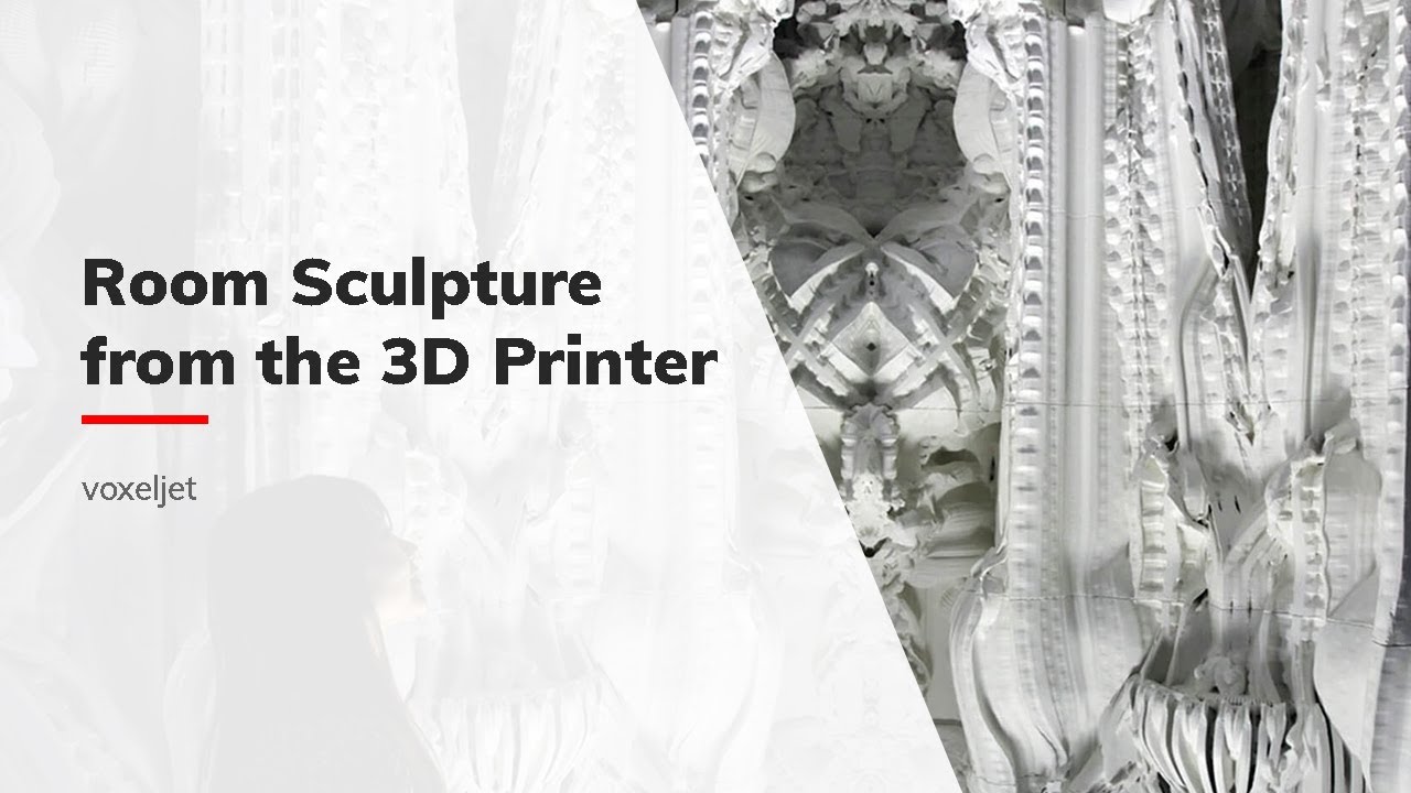 Room Sculpture from the 3D Printer