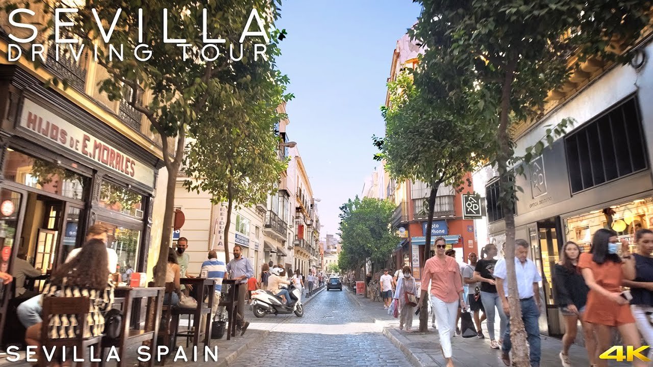 Tiny Tour | Sevilla Spain | Driving in Sevilla | 2021 Oct