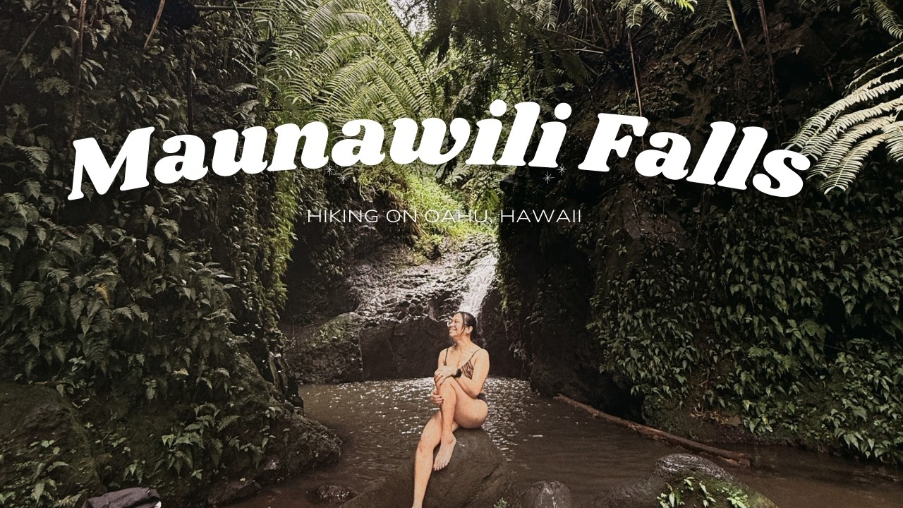 beautiful hike to a waterfall in Hawaii, shot on DJI Action 6 + Nano