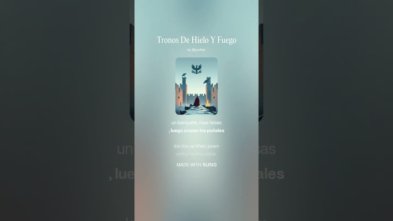 Tronos De Hielo Y Fuego ( Games of Thrones Rap )