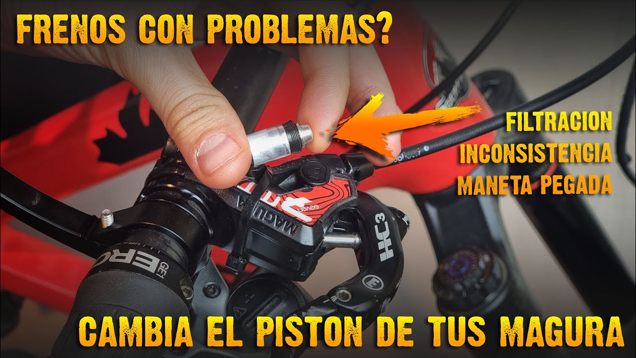 Tutorial de como reparar tus manetas de freno MAGURA - Master cylinder piston replacement.