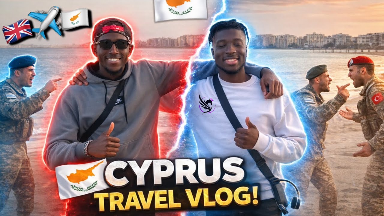 Мне пришлось пересечь границу Кипра одной, без моей кузины 😭✈️🇨🇾 | Видеоблог о путешествии из Лон...