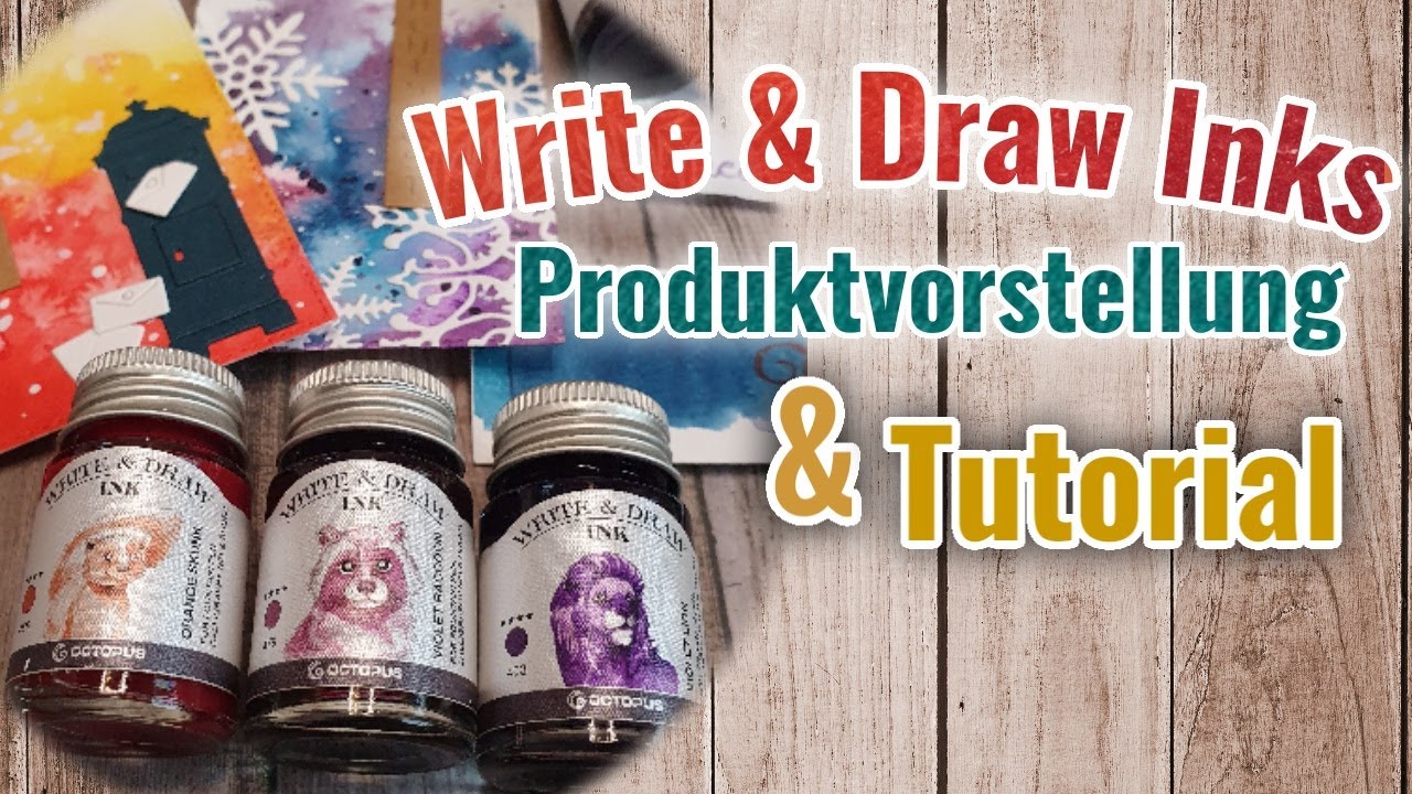 Kreativ Tinten - Write & Draw Inks von Octopus®| Produktvorstellung | | Tutorial / Deutsch]