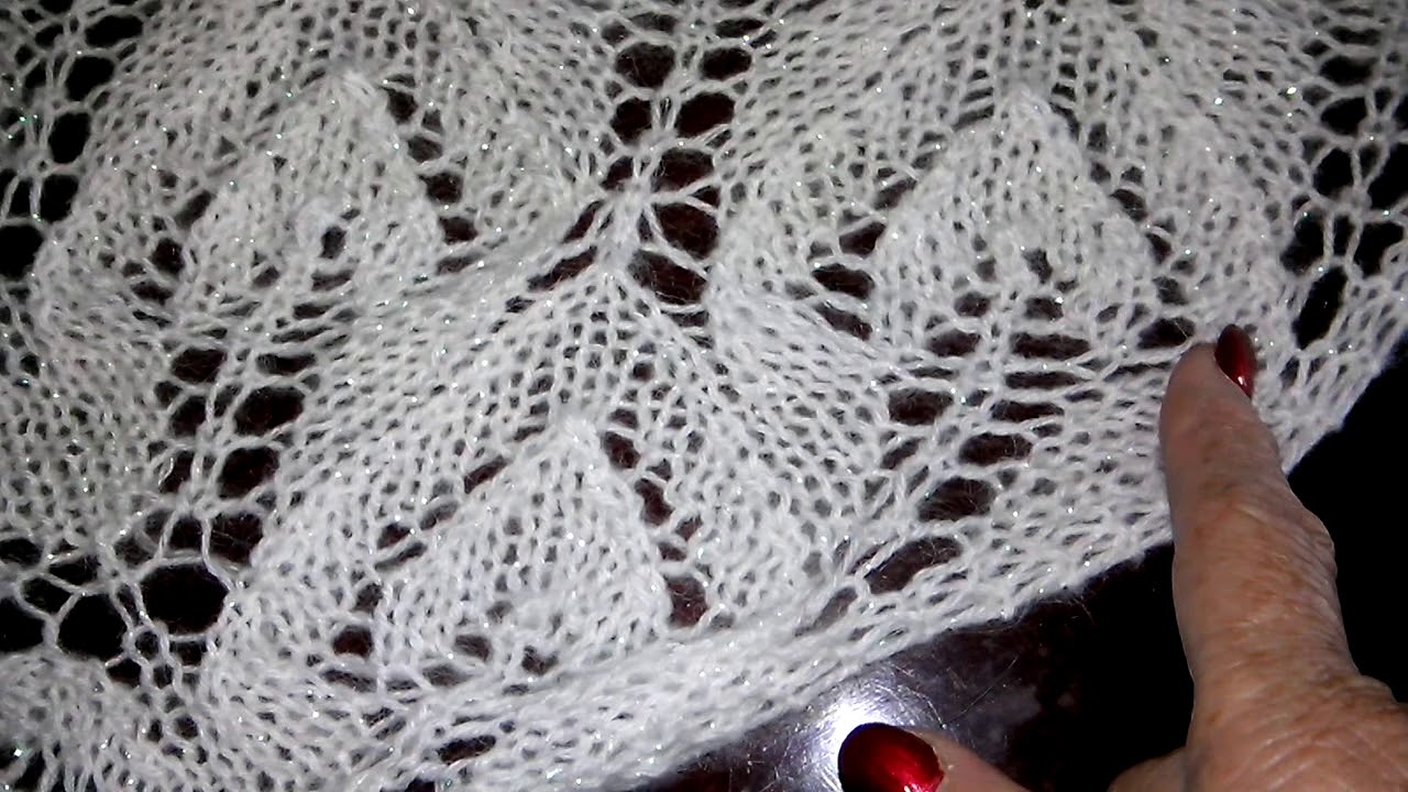 Chal de hojas Vero . Instrucciones generales
