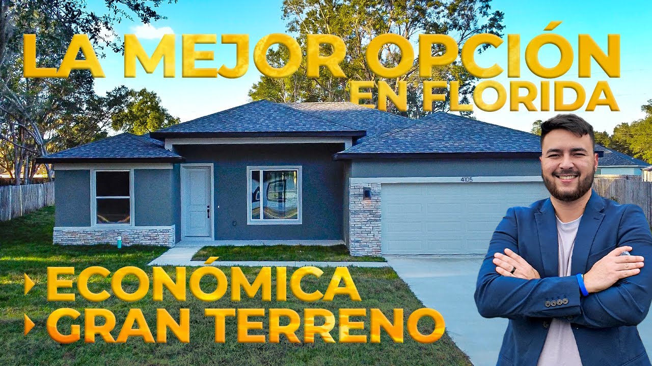 LA CASA NUEVA MÁS GRANDE Y ECONÓMICA DE OCALA | $319K | 0.3 ACRES | PISO DE CERÁMICA | SIN HOA