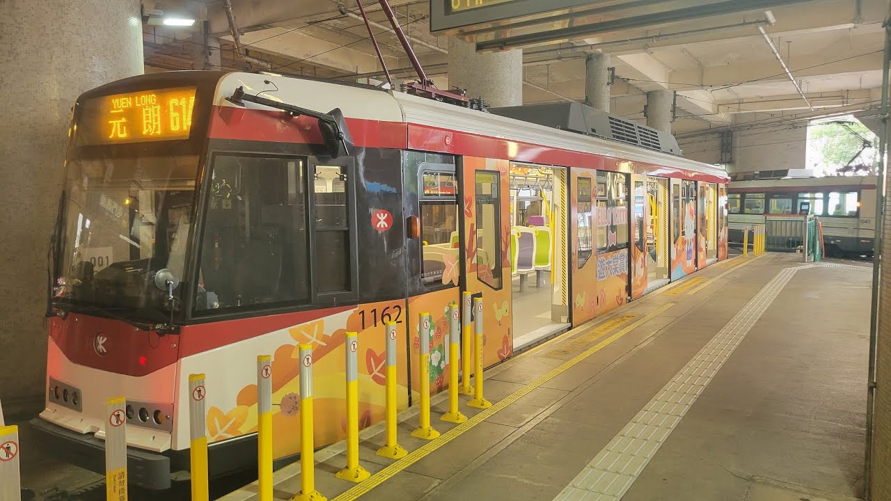 輕鐵614線HELLO KITTY主題列車往元朗行車片段 Light Rail Route 614 to Yuen Long | Rocky's Studio