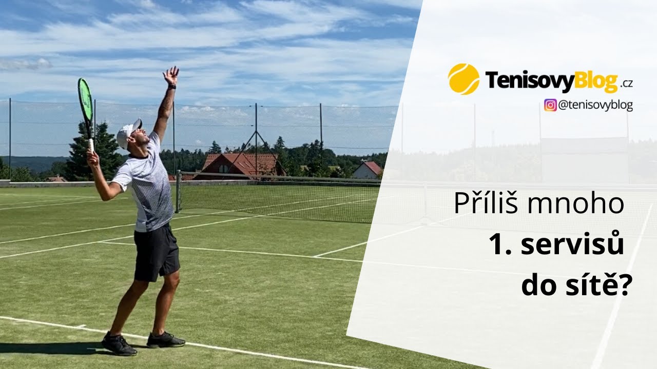 První podání příliš často do sítě? #tenis #tenisováškola #tenisovépodání