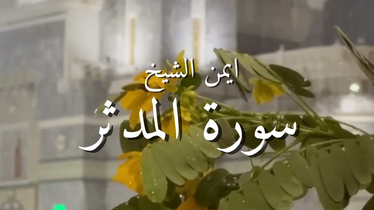 سورة المدثر قران كريم || ايمن شيخ 