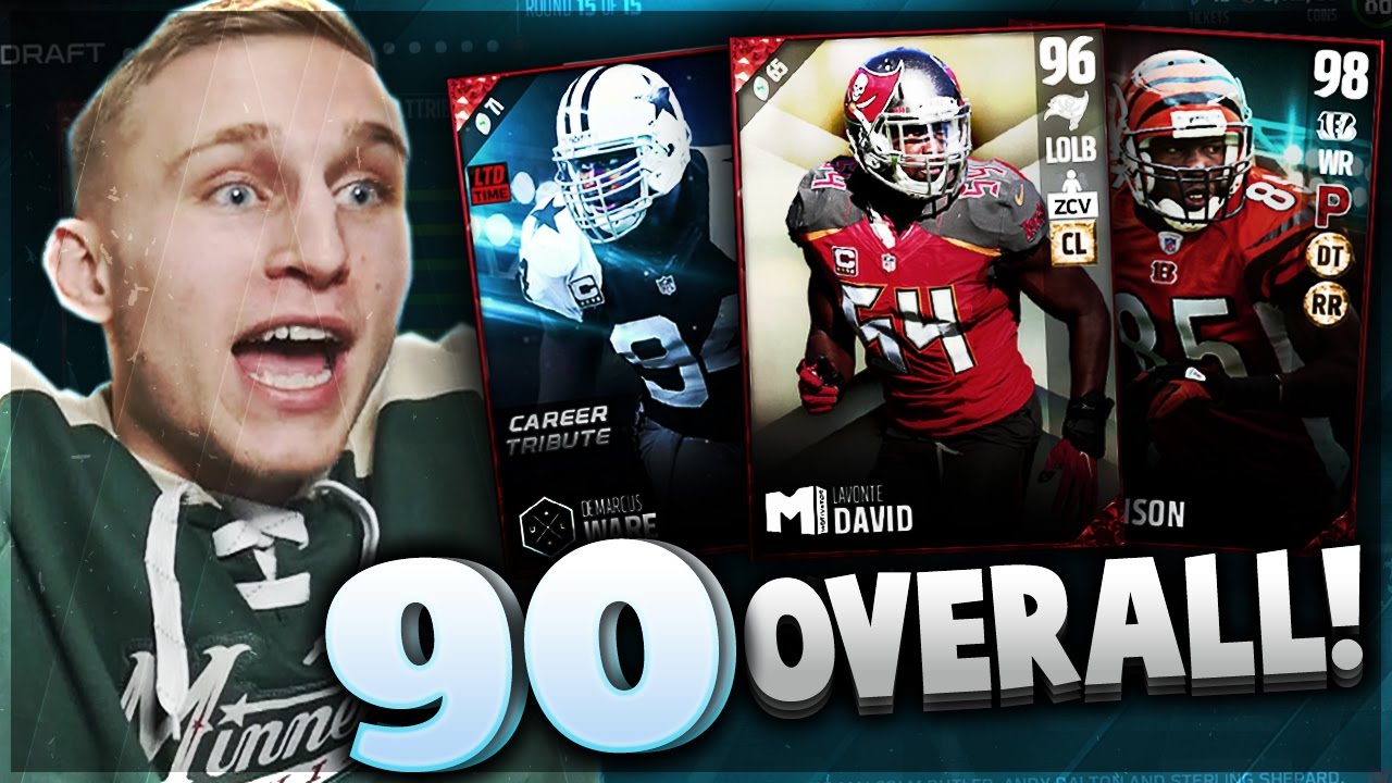 I GOT A LEGIT 90 OVR DRAFT VERSUS TRASH TALKING SUBSCRIBER! Madden 17 Draft Champions