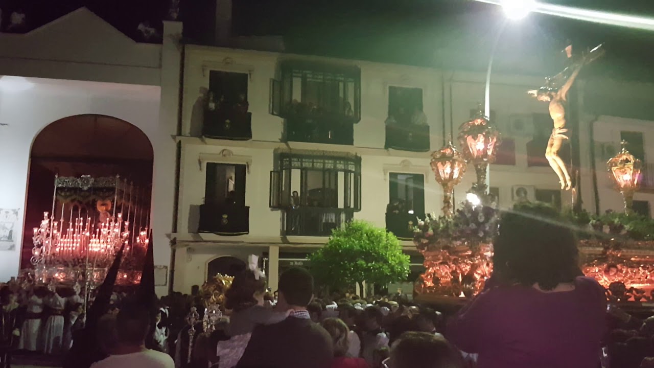 Stmo. Cristo de la Vera Cruz y Mª Stma. de los Dolores, Jueves Santo 2017, Campillos (Málaga)