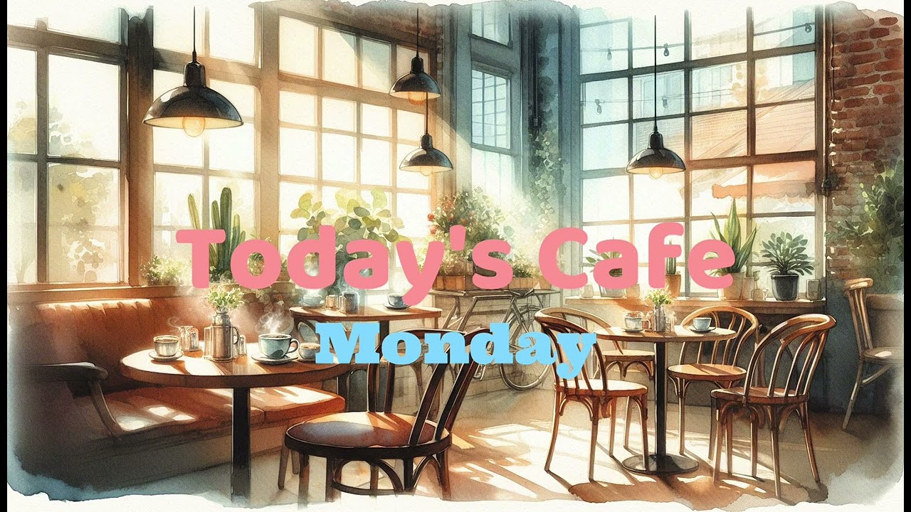 Morning Cafe Music ☕ Piano BGM｜Relaxing Coffee Shop Music｜Mon.