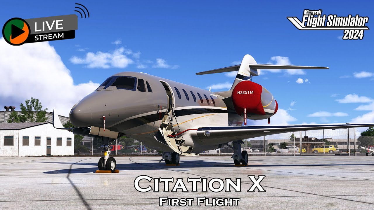 Microsoft Flight Simulator 2024 | Citation X | First Flight ✈️