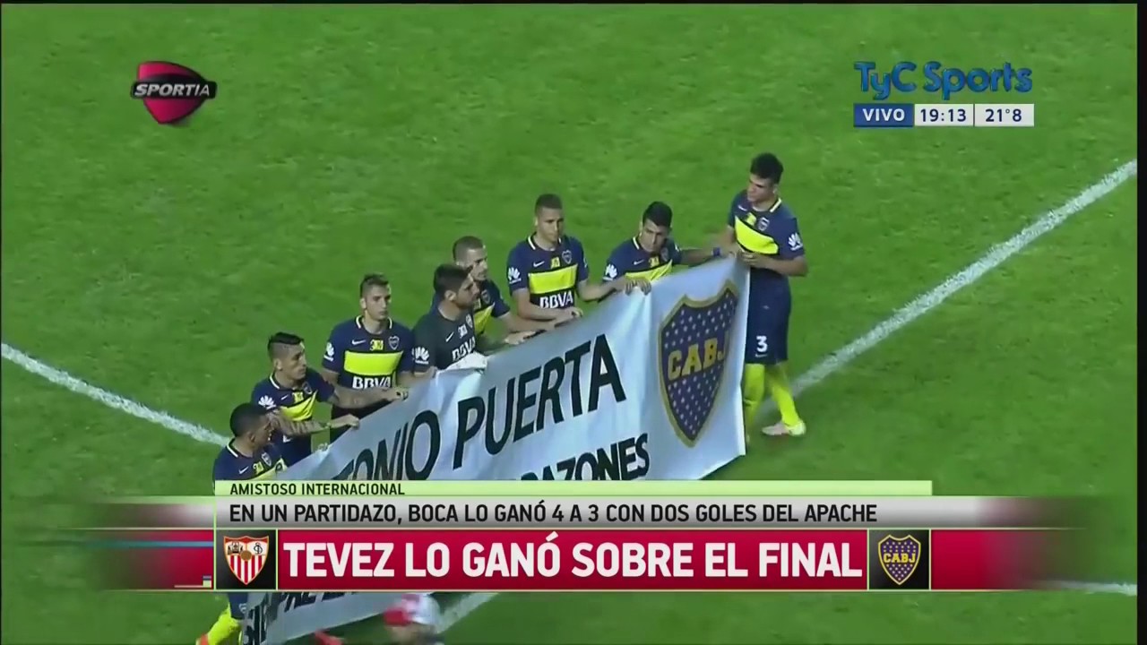 Boca vs Sevilla   4 - 3   Resumen y Goles [Amistoso Internacional] 2016