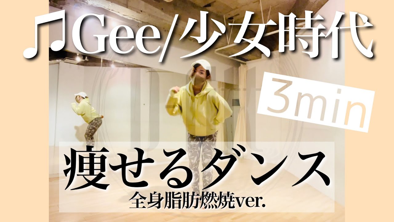 楽しく3分脂肪燃焼🔥マンションOK🙆‍♀️【痩せるダンス】♫Gee/少女時代