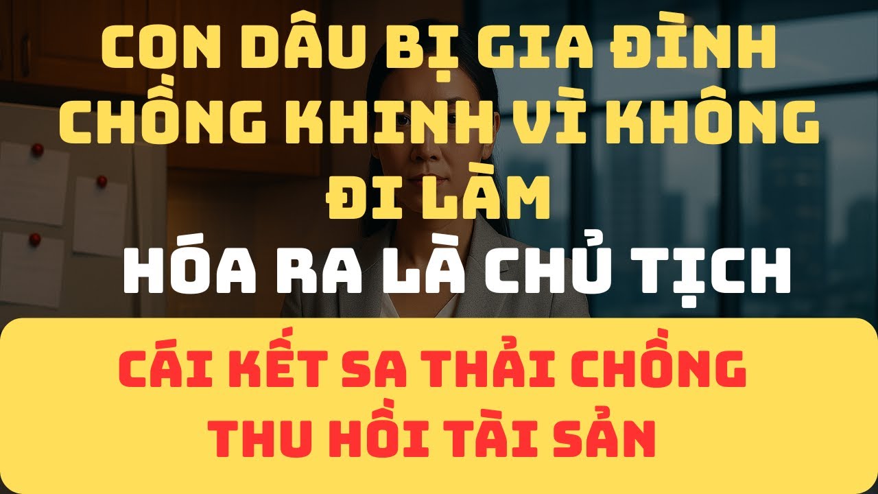 Con Dâu Bị Gia Đình Chồng Khinh Hóa Ra Là Chủ Tịch Và Cái Kết Sa Thải Chồng Thu Hồi Tài Sản